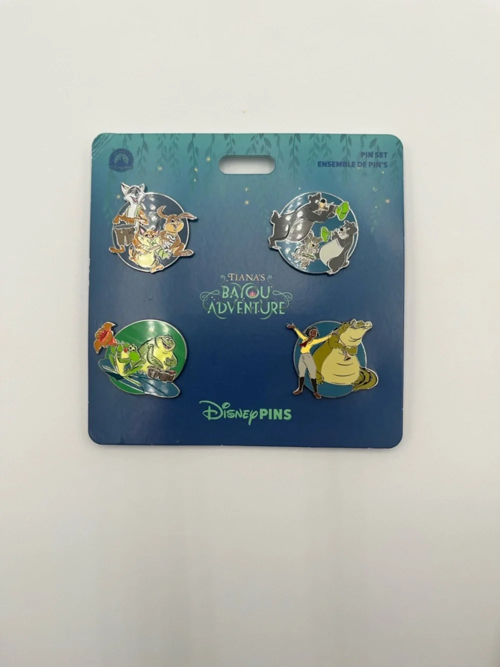 Disney Tiana's Bayou Adventure Enamel Pin Set - Blue, Green